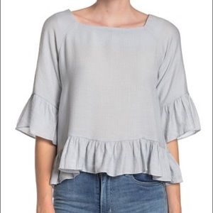 Moon River | 3/4 Woven Top